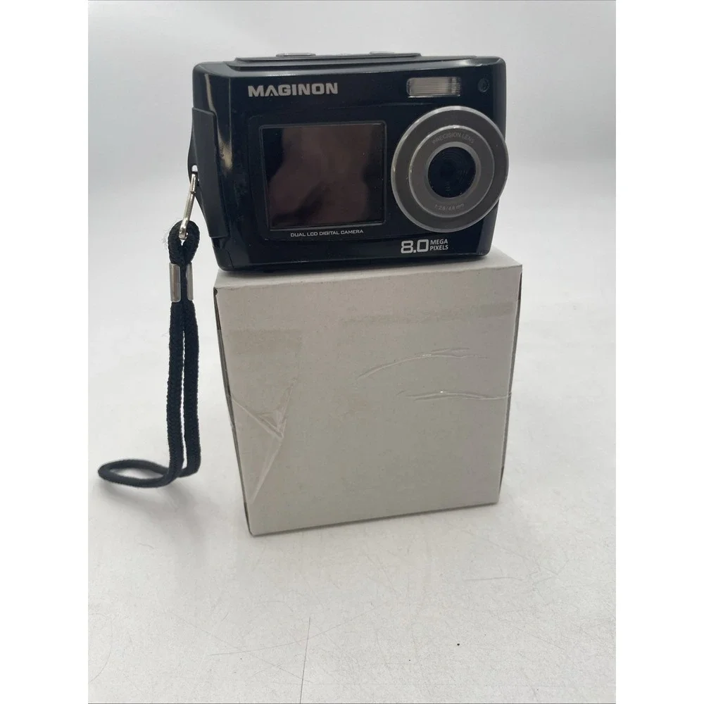 Maginon Splash 80 Dig Camera 8.0MP Underwater Dual Screen+Battery+32GB Mem Card